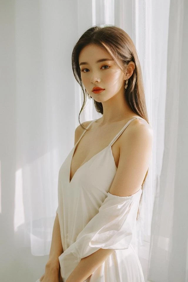style of Anne Bachelier, A painting, ((Cowboy_Shot)), self-portrait, Square neckline, white dress, cleavage, (large breasts), (((full-bodied))), lip, frontal view, portrait, solo, (rim light:1.2), ((Studio Lighting)), 1girl, (((looking at viewer))), upper body, light yellow background, <lora:fugu02:0.2>, <lora:lyf:0.5>, <lora:MonkRen Lighting:0.75>
Negative prompt: bad-artist bad-hands-5 bad-image-v2-39000 bad_prompt_version2 badhandv4 easynegative negative_hand-neg ng_deepnegative_v1_75t verybadimagenegative_v1.3
Steps: 20, Sampler: DPM++ 2M SDE Karras, CFG scale: 7, Seed: 1547641686, Size: 640x960, Model: 融合_MonkRenPhotoV3, Clip skip: 2, RNG: CPU, Lora hashes: "fugu02: cac949e48170, lyf: 2875c813e44a, MonkRen Lighting: 7da6f9bae90e", Version: v1.4.1-256-gaa02899d