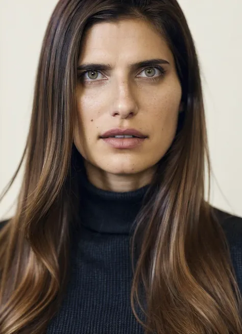 A stunning intricate full color portrait of (sks woman:1),wearing a black turtleneck, epic character composition, by ilya kuvshinov, alessio albi, nina masic, sharp focus, natural lighting, subsurface scattering, f2, 35mm, film grain, <lora:locon_lake_v1_from_v1_64_32:1.4>