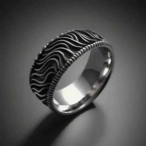 (CG),(masterpiece), (best quality), (ultra-detailed), no humans, simple background, grey background, depth of field, gradient background, (ring), silver, simple detail, (waves ring), 
 <lora:elderring_V1:1>