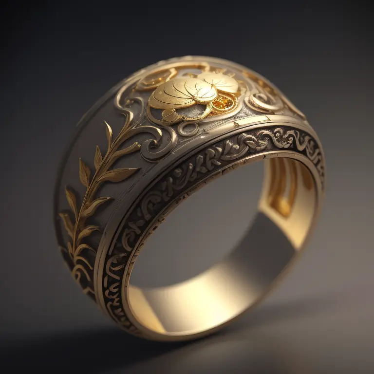 masterpiece, best quality, octane render, hdr,
no humans, simple background, black background, grey background, depth of field, gradient background,
(ring), silver, intricate detail, (small gold leaf) in ring,
<lora:ElderRing:1>