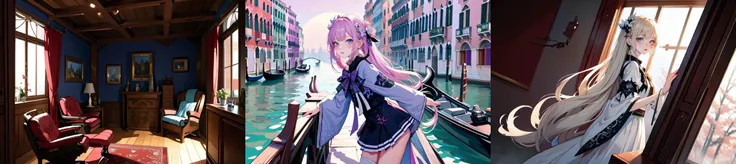 highly insanely detailed, masterpiece, top quality, best quality, highres, 4k, 8k, RAW photo, (very aesthetic, beautiful and aesthetic),
nyantcha style,
<lora:nyantcha_style:0.8>,
(1girl:1.3), 1other,
__lazy-wildcards/dataset/background__,âââ