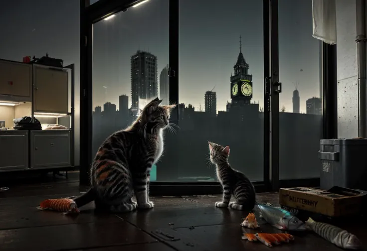 (Post-Apocalyptic Elegance),call,smile, walking through office,in the style of makoto shinkai and greg rutkowski and albert bierstadt and james gurney,experience,makeshift,mechanical, creature,industrial, cityscape, adorned, with, towering, clock, towers,(kitten, and, fish:1.4),Cake,eterochromia,(Calm, spring, night, landscape),public shower,side view, close-up Low angle,soft light