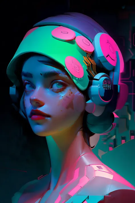 Portrait of a Woman, focus, Hacking Computer, digital displays, circuit board architecture, surrealism, sci-fi, cinematic lighting,
abretro
(best quality, masterpiece) <lora:abretro:1>