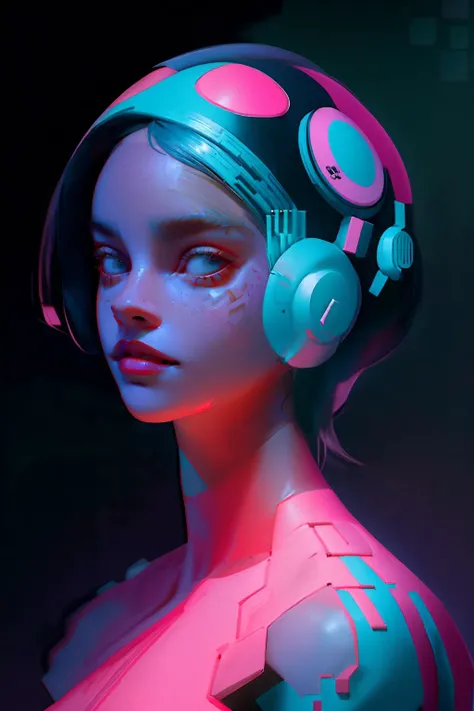 Portrait of a Woman, focus, Hacking Computer, digital displays, circuit board architecture,  surrealism, sci-fi,  cinematic lighting,  
Beeple
abretro
(best quality, masterpiece) <lora:abretro:1>