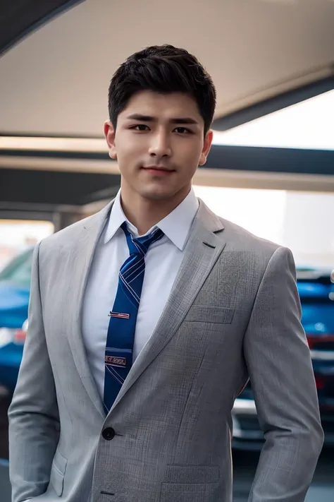 natural skin,<lora:more_details:0.3>,<lora:GoodHands-beta2:1>,photo of person,man,smirk,wearing suit,tie,dress shirt,cowboy shot,long sleeves,muscular:1.5,hands out of frame,masterpiece,highres,sharp focus,cinematic lighting,detailed face,detailed eye,<lora:MikeLabri-DocStasis:0.8>,
