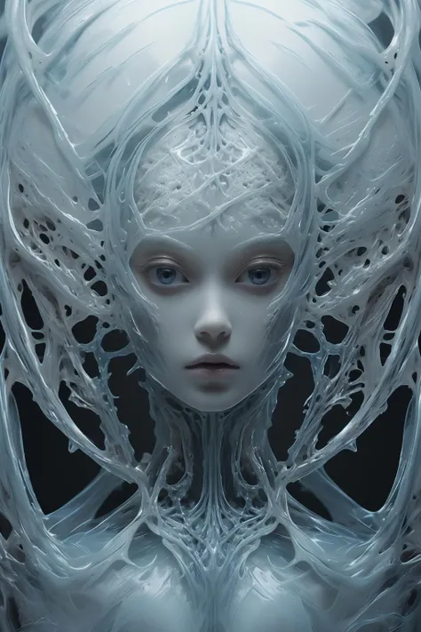 best quality,master piece,intricate details,nsfw,1girl,solo,facing viewer,(full body:1.4),(light simle),legs,simple background,brightly,lips,alien android,simple background,alien,brain in (transparent:1.4) skull,(organic helmet),a beautiful futuristic woman with a futuristic head,in the style of dark white and light aquamarine,translucent skin,undefined anatomy,eccentric detail placements,alien worlds,intricately sculpted,techpunk,spine,exo-skeleton,colored skin,upper body,closed mouth,breasts,depth of field,ultra hd,matte photo,bold yet graceful,intricate embellishments,8k resolution,<lora:alienskin:0.8>,<lora:bones_20230817015333:0.4>,<lora:cutegirl25d:0.3>,<lora:cumbersome-block:0.6>,<lyco:watercd-000010:0.8>,watercd,water drop,water skin,