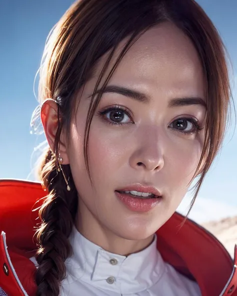 <lora:hd_helper_v1:1>,best quality,high res,8k,1girl,day,bright,outdoor,gorgeous,beautiful detailed sky,(dynamic pose:0.8),soft lighting,wind,shiny skin,looking at viewer,<lora:janet_chia (è³æ°¸å©):0.9>,((face closeup)),deep shadow,low key,(photorealistic:1.2),slim body,unity,8k wallpaper,Amazing,finely detail,masterpiece,official art,extremely detailed CG unity 8k wallpaper,incredibly absurdres,huge filesize,ultra-detailed,highres,extremely detailed,beautiful detailed girl,light particles,realistic,x-ray,soft light,((janet_chia)),Clear sky background on Mars,