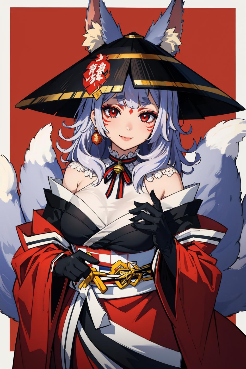 A close up of a person wearing a hat and a dress - SeaArt AI