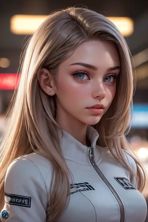 headshot of S356_ScarlettLeithold,a stunning woman,in a (mall:1.1),wearing a (tracksuit:1.1),(4k, RAW photo, best quality, 24mm, depth of field, ultra high res:1.1),(absurdres, intricate, photorealistic, cinematic-shot, masterpiece, ultra-detailed:1.1),