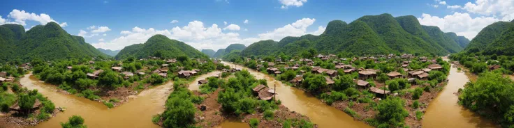 realistic analog photo, award winning photo,
 <lora:SavageVillage:0.75> savi, populated village, whiewashed houses, water well, a river with bridge, palisades ,
RAW, highres, 8k, uhd, High Dynamic Range, tonemapping, crisp details,