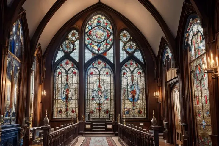 breathtaking,
realistic analog photo, award winning photo, fuji film x 4 0- n 9 5 0 s,
<lora:GothicInteriors-11:0.75> gothint, stained glass windows, chandelier, ,
high-quality, crisp, sharp, professional-grade, high-resolution, fine detail, accurate colors, low noise, fast shutter speed, wide dynamic range, precise focus, RAW, highres, 8k, uhd, High Dynamic Range, tonemapping, crisp details, ,
. award-winning, professional, highly detailed