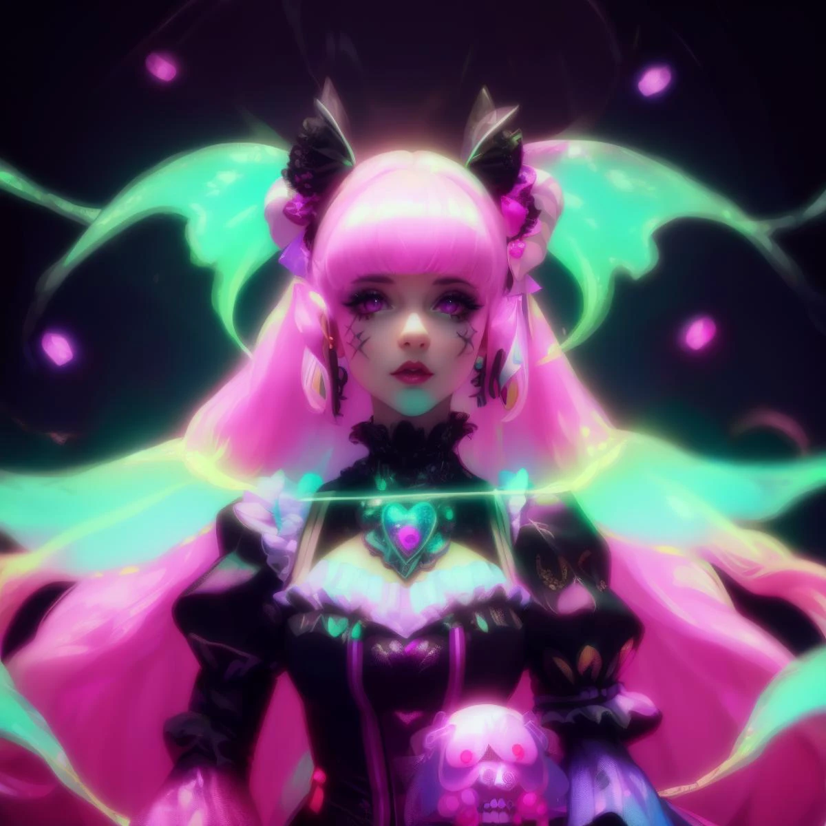<lora:add-detail-xl:1> circus-themed cinematic film still
Beautiful young woman dressed as a ragdoll standing, voodoo doll, dark, pastel colour palette, stained, skull, 4k, detailed, intrinsic detail, cute, horror, Carnivalcore, stunningly pretty, glowing eyes, multiple facial expressions, cinematic quality, cinematic lighting, 128k, 1080p, hyper realistic details, Canon EOS 1200p, neon, black light, DSLR, maxim, highly detailed <lora:pastel_colors_xl_v1:1>
, by Lisa Frank, by Pebble Tay, Origami, Golden Hour, Photojournalism, Gamma, White Balance, Colorful, Electric Colors, Triadic-Colors, Technicolor, Kodachrome, Agfacolor, Alldimensional, Multiverse, VR, Starburst, Glowing Edges, Mordancage, Ray Traced, De-Noise, VFX, insanely detailed and intricate, hypermaximalist, elegant, ornate, hyper realistic, super detailed <lora:Next_Fashion:0.8> <lora:pm15:0.8> pm1s, girl, pov, penis <lora:1651418720332098657:0.8> Melanie Martinez, -1 realistic, dress <lora:ARWBedroomGothic:0.8> gothic, bedroomgothic