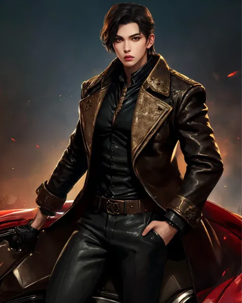 score_9, score_8_up, score_7_up, score_6_up, score_5_up, score_4_up,
a man in leather pants posing for a picture, inspired by Kim Deuk-sin, trending on cg society, bare chest, ðº cgsociety, promotional render, [ rigidly defined abs ]!!, smooth skin, sakimichan, jacket over bare torso, rendering, 2b, androgyny
<lora:Own_DomPetch:0.7>
<lora:muscle_slider_v1:1>