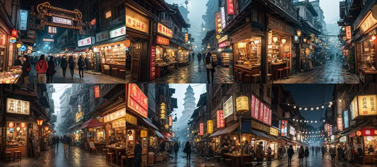 (otherworldly, otherworldly atmosphere, otherworldly appearance), highly insanely detailed, masterpiece, top quality, best quality, highres, 4k, 8k, RAW photo, ((ancient egyptian theme:1.2)), 
(mystical theme), mystical gatmosphere, arcane sanctuaries, otherwordly aura, 
(long_hair, long hair, random colors hair, glowing hair, hair over one eye, long messy hair), 
(eyelashes, eyeliner, eyeshadow, eyelashes, long eyelashes), 
collar, earrings, jewelry, necklace, armlet, 
tentacle, (underwater), nsfw, 
Homestay, Resort, Guest House, 
building, structure, still life, swirling energy, 
action pose, 
drunk, closed eyes, 
abandoned building, shopping mall, overgrown with vegetation, [volumetric fog], cinematic lighting, colorful, 
<lora:neg4all_bdsqlsz_V3.5:-1>, 
<lora:Taiwansnightmarkets:0.8>, 
Taiwans night markets, lantern, paper lantern, sign, scenery, cherry blossoms, outdoors, 1boy, road, bag, street, backpack, solo, male focus, shop, wide shot, pants, from behind, night, tree, standing, building, black pants, alley, storefront, <lora:cartoonisationer-V4-8:1>, <lora:MinimalistA:1.75>, minimalista, blurry background, 1girl, Patterned and Printed Tank Top: Styles with patterns, letters or other designs can be chosen according to personal preference. Khakis, Similar to chinos but often in a deeper khaki color. (duffle is a coarse, thick woolen material), Camel or navy, often with toggle fastenings. Standard breasts, narrow waist, Geometric Undercut with LED Strips - Silver, fantastic details full face, dot nose, detailed Heart-shaped eyes, bronze iris, arched eyebrows, warm brown beautiful Detailed Eyes, lips at Theater - grand and theatrical, with ornate decor and plush seating., (watercolor:1.16), soft lighting, (fantasy world)