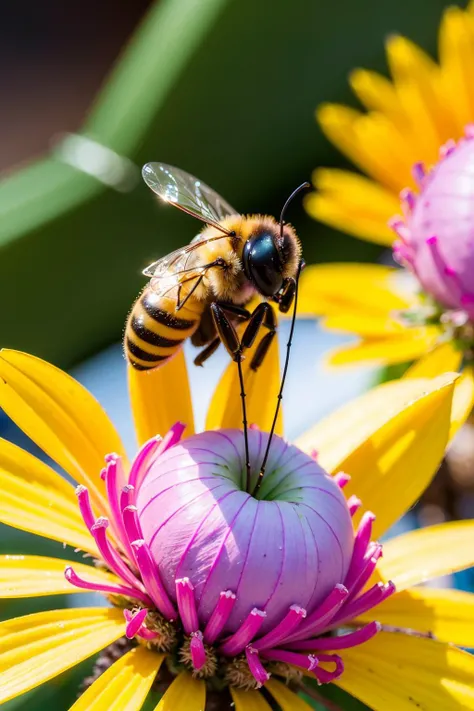 (best quality:1.4), (ultra highres:1.2), (photorealistic:1.4), (8k, RAW photo:1.2), ((macro shot:1.4))(bee : 1.3), bokeh, softlight
<lora:marilynmonroe:1.0>