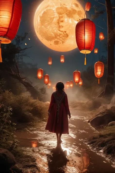 (Ultra realistic, Intricate, Epic scene), (a Way of the Sun Soul Stalks its prey, full body:1.5) (in A hidden realm of floating lanterns, illuminating the night sky and guiding wanderers to their destinies.), (Intricate, Lots of tiny details, amazing lighting, amazing setting, superb contrast, dust particles, sparkles), (Colorful, Ultra Realistic, High quality, Highly detailed, Sharp focus, 8K UHD, Ultra realism)