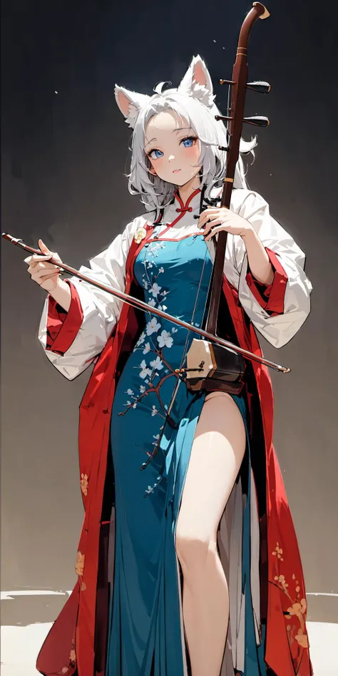 1girl,furry,playing erhu,holding erhu,<lora:erhu xl V2-v:0.8>, (((masterpiece,best quality))),((good structure,Good composition,good atomy)), ((clear, original,beautiful)),