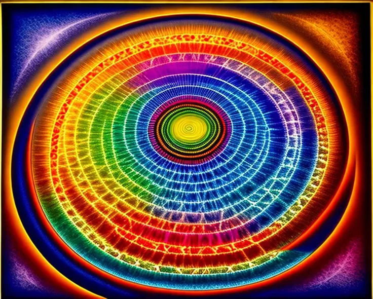 Cymatic Painting of the Schumann resonance frequency [Chladni Plate Method]