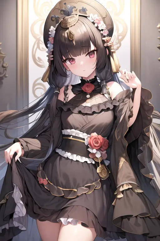 <lora:chaofengV10:0.8>,(masterpiece, best quality, hi-res:1.2), 1girl, solo