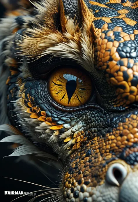 masterpiece, best quality, 8k, professional , by famous artist , trending on artstation, intricated details, detailed, realsitic, boekh , photorealistic, dark shadows, natural light, dramatic, source realistic, Eyes: Photograph the eyes of various animals, such as reptiles, birds, or mammals. The colors and textures of animal eyes can be incredibly diverse and fascinating.