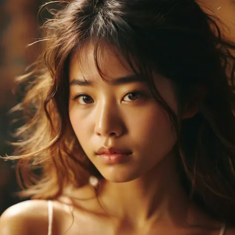 cinematic still A close up shot of an 18 y.o Japanese-Brazilian woman ,highly detailed skin with hair . emotional, harmonious, vignette, 4k epic detailed, shot on kodak, 35mm photo, sharp focus, high budget, cinemascope, moody, epic, gorgeous, film grain, grainy, A close up shot of an 18 y.o Japanese-Brazilian woman,highly detailed skin with hair, optimistic colors, bright color, romantic, attractive, polished, complex artistic background, dramatic deep light, beautiful composition, elegant, sharp focus, highly detail, cinematic, very inspirational, innocent, inspired, rich clear professional, charismatic, iconic, cute peaceful, designed dynamic