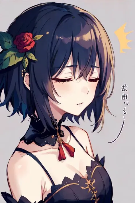 <lora:eExpressions2:0.8> eexpr, half-closed eyes, disgusted, 1girl, short hair, detached sleeves, looking at viewer, close-up,