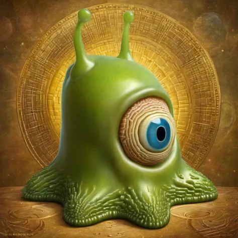 The secret life of (brain slug) aliens from outer space <lora:SDXL-BrainSlug-Lora:1>, Very detailed, clean, high quality, sharp image, Naoto Hattori