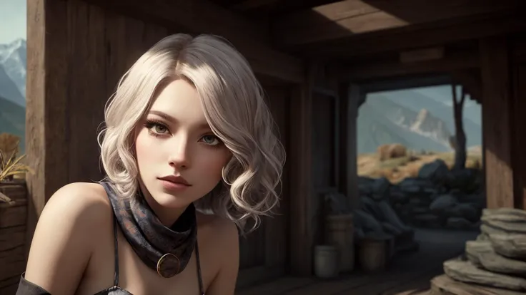 best quality, masterpiece, of a female, dressed as a Witch, with platinum hair, with a female Wavy shoulder-length lob hairstyle, wearing a bandana, close-up, sitting, In a hidden sanctuary in the mountains, where rare, magical animals seek refuge,, realistic, concept art, cinematic, volumetric lighting, highly detailed, 8k with cat sphynx ultradetialed character with perfect face,detailed skin,(ultrasharp:1.3),(masterpiece:1.1),best quality AS-YoungV2,(photorealistic:1.2),ultrarealistic,realistic ultradetailed character,4k perfect quality,<lyco:GoodHands-beta2:1>Magnificent,Imperceptible detail,Intricately designed,