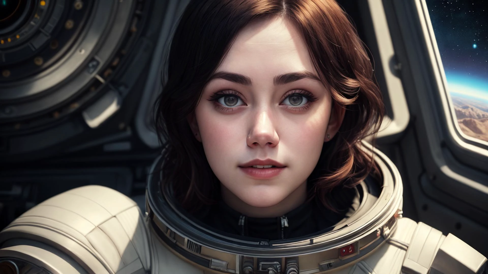 an awarded profesional photography of 1 girl s4r4h_@nd3rs3n Wearing a multi-layered insulation spacesuit: thermal-protective attire, advanced insulation, temperature regulation, extreme environment resilience. in extraterrestrial, A planet with multiple, concentric rings, casting intricate shadows and patterns on its surface., Asteroid Base, Planetary terraforming station, centaur, vampire facial expresion radiant make pose Gracefully leaning against a grand piano, she casts a captivating smile over her shoulder
by Walker Evans Accent Lighting,(epic scene:1.3),ultradetialed character with perfect face,detailed skin,(ultrasharp:1.3),(masterpiece:1.1),best quality AS-YoungV2,(photorealistic:1.2),ultrarealistic,realistic ultradetailed character,4k perfect quality,Point-of-view shot<lyco:GoodHands-beta2:1>Magnificent,Imperceptible detail,Intricately designed, (perfect quality face:1.5) hyper-detailed complex, very intricate details, insanely detailed