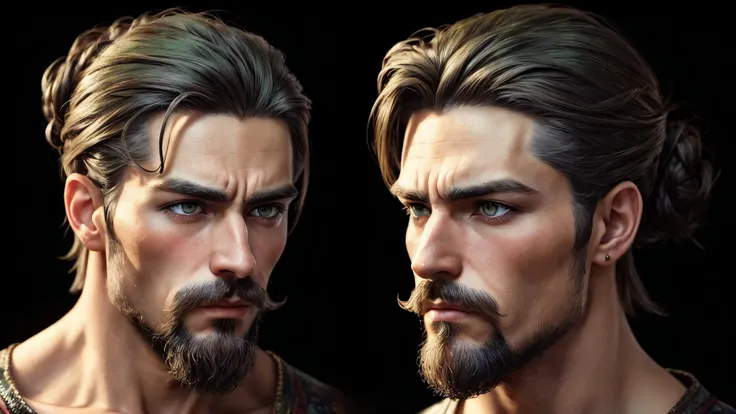 an awarded profesional photography of (1man:1.3) pixie with Dark green eyes with male Elaborate updo hairstyle hairstyle and anchor beard with mustache in purple color, he wear crew neck t-shirt and tsunokakushi Worried facial expression, stroking own chin in pagoda ,(epic scene:1.3),ultradetialed character with perfect face,detailed skin,(ultrasharp:1.3),(masterpiece:1.1),best quality,(photorealistic:1.2),ultrarealistic,realistic ultradetailed character,4k perfect quality, <lyco:GoodHands-beta2:1> by by Eadweard Muybridge Reflective Lighting camera angle from side and portrait Magnificent,Imperceptible detail,Intricately designed, (perfect quality face:1.5) hyper-detailed complex, insanely detailed, detailed clothes, detailed skin, detailed body, , 1man, realistic lights, realistic shadows, profesional photo