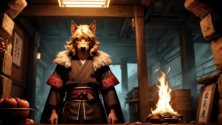best quality, masterpiece, of a male, dressed as a Werewolf, with blonde hair, with a male Tightly coiffed curls with a swept-back style hairstyle, wearing a demon mask, SamuraiPunkAI, <lora:SamuraiPunkAIv3:.5>, portrait, standing, In a bustling underground city, lit by glowing fungi, where gnomes trade precious gems,, realistic, concept art, cinematic, volumetric lighting, highly detailed, 8k with cat birman ultradetialed character with perfect face,detailed skin,(ultrasharp:1.3),(masterpiece:1.1),best quality AS-YoungV2,(photorealistic:1.2),ultrarealistic,realistic ultradetailed character,4k perfect quality,<lyco:GoodHands-beta2:1>Magnificent,Imperceptible detail,Intricately designed,