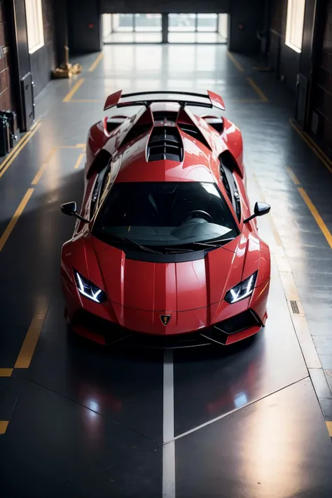 a red lamborghini, bright <lora:zzarspczz_v1:1.0> zzarspczz aircraft, (masterpiece:1.2), realistic, 4k, highres, best quality, extremely detailed, high quality, sharp focus,8k uhd, absurdres