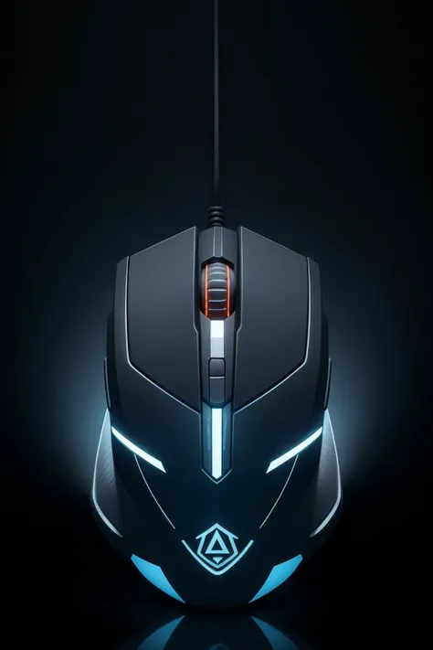 a computer mouse, black background, product photography, (low camera angle:1.4), bright <lora:zzarspczz_v1:1> zzarspczz spacecraft