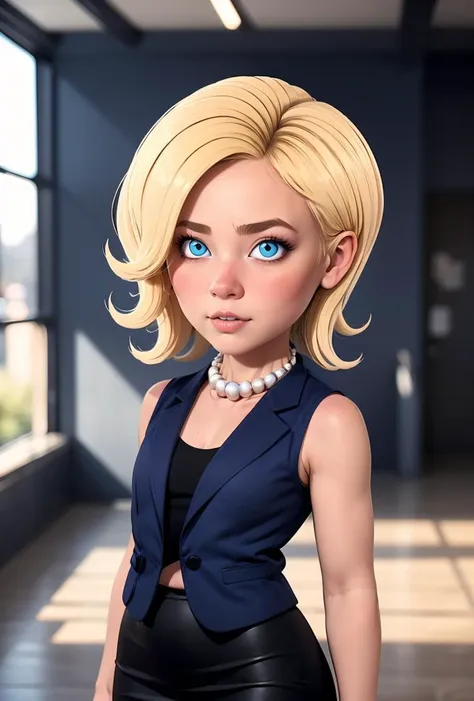 (masterpiece, best quality), 1girl,   <lora:Hilloli_Clinton_Leaf3:0.8> solo, 1girl, Hilloli Clinton, blonde hair, blue eyes, makeup, pearl necklace, blue vest, black dress, pencil skirt,, solo, 1girl, Hilloli Clinton, blonde hair, blue eyes, makeup,  blue vest, black dress,