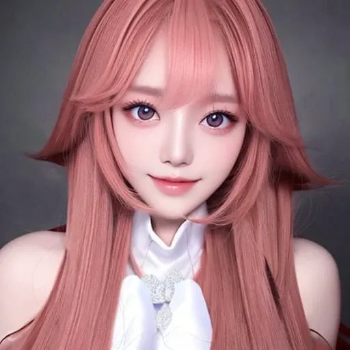 (RAW photo, best quality), (realistic, photo-realistic:1.3), best quality ,masterpiece, an extremely delicate and beautiful, extremely detailed ,CG ,unity ,2k wallpaper, Amazing, finely detail, masterpiece,light smile,best quality, extremely detailed CG unity 8k wallpaper,huge filesize , ultra-detailed, highres, extremely detailed, iu,asymmetrical bangs,short bangs,bangs,pureerosface_v1,beautiful detailed girl, extremely detailed eyes and face, beautiful detailed eyes,light on face,looking at viewer, straight-on, staring, closed mouth,black hair,long hair, collarbone, bare shoulders, longeyelashes, upper body, 1girl, (full body:1.3), (highly detail face: 1.5), (beautiful ponytail:0.5),beautiful detailed eyes, beautiful detailed nose, realistic face, realistic body, comfortable expressions,smile, look at viewer,comfortable expressions, <lora:koreanDollLikeness_v15:0.4>, <lora:yaeMikoRealistic_yaemikoMixed:1>
