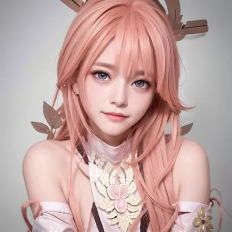 (RAW photo:1.2), (photorealistic:1.4),(intricate details:1.2),(masterpiece:1.3),(best quality:1.4), (ultra highres:1.2), cinema lighting, ultra high res,(detailed eyes),(detailed facial features),(detailed clothes features), (full body), HDR, 8k resolution, looking at viewer, skin tight, (shiny skin),(slender girl), dreamlike, narrow waist, (extreme detailed illustration), blue eyes, 1girl, cute, innocent, (smile), (innocent smile), skinny body, indoors, breasts, large breasts, busty, <lora:yaeMikoRealistic_yaemikoMixed:1>, (pink hair), long hair, <lora:cuteKoreanGirlLora_cuteKoreanGirlLora:0.4>,