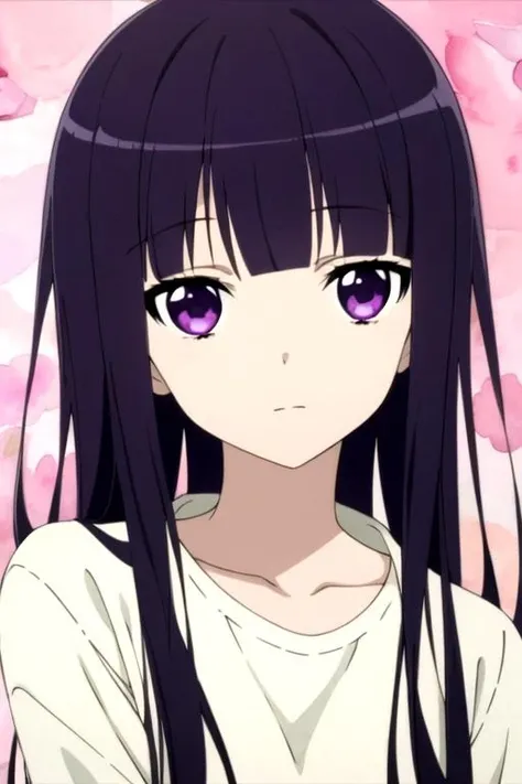 masterpiece, best quality, wallpaper, 1girl, solo, looking at viewer, , depth of field, (watercolor illustration, soft pastel colors:1.1), , <lora:ririchiyo_shirakiin:0.70>, ririchiyo_shirakiin, black hair, purple eyes,