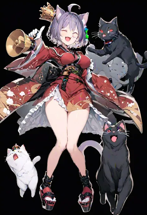masterpiece, best quality, ultra-detailed, beautiful, nai3, 1girl, solo, full_body, tachi-e,
futatsuiwa_mamizou,
solo, 1girl, lace, brown_hair, tail, smoking_pipe, animal_ears, raccoon_tail, scarf, leaf, raccoon_ears, kiseru, brown_eyes, glasses, leaf_on_head, boots, smile, short_hair, japanese_clothes, smoke, pince-nez, skirt, blush, kimono,