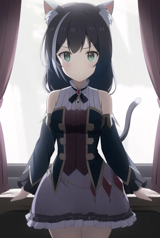 Masterpiece, best quality, highres, <lora:Karyl:1>, cat ears