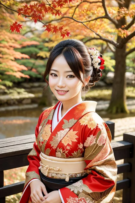 ((Masterpiece, best quality,edgQuality)),smile,smirk,
edgJF_clothing, looking at viewer,long sleeves, standing, blurry, tree, leaf, realistic, autumn ,wearing edgJF_kimono,autumn setting,autumn trees and leaves
<lora:edgJapaneseFall:1>