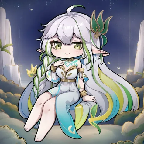 (chibi:1.6), full body,
1girl, relaxed, looking at viewer, smile, hand on own chest, elegant, beautiful, <lora:dacishuwang_lora:1> (dacishuwang:1)
glowing, glowing body, translucent skin,
<lora:cutememe-01:1>