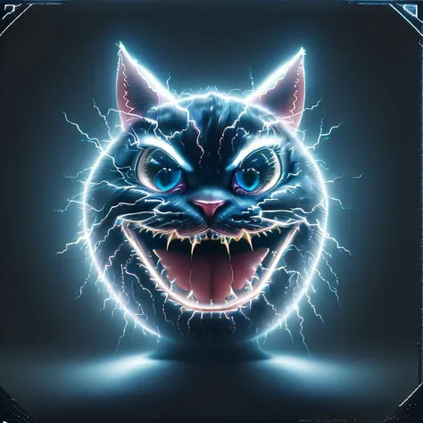DonMl1ghtning cheshire cat, hyper detailed, intricate <lyco:DonMl1ghtning:0.75>, RAW candid cinema, 16mm, color graded portra 400 film, remarkable color, ultra realistic, shot with cinematic camera