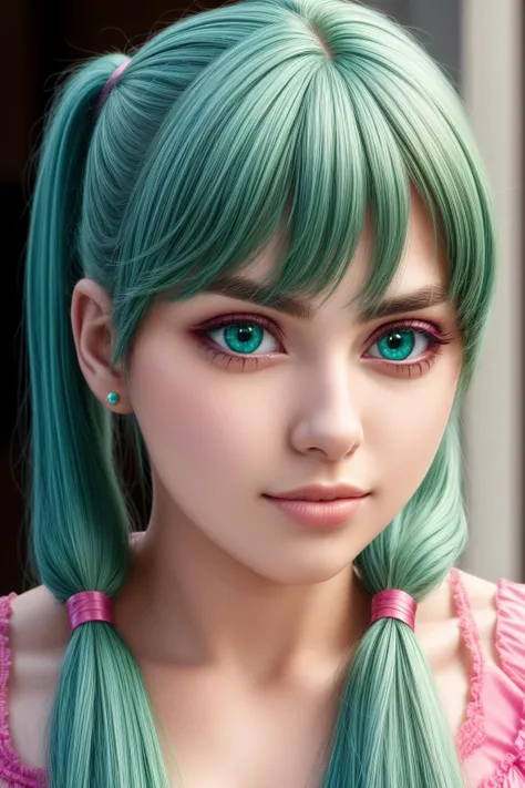 Masterpiece, highres, high quality, Detailed face, best quality,20 year old,uzi <lora:microUziGirls_v10:0.5>,green hair,long twintails,aqua eyes,80mm Sigma f/2.0,vivid light,<lora:add_detail:0.5>