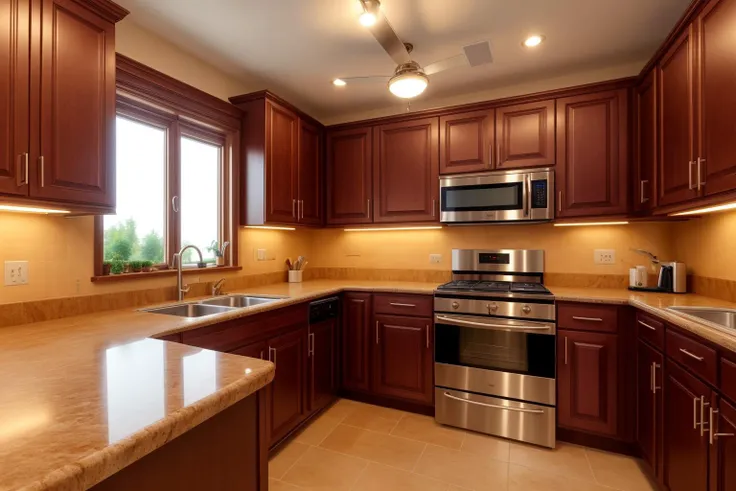 Masterpiece, highres, high quality, kitchen