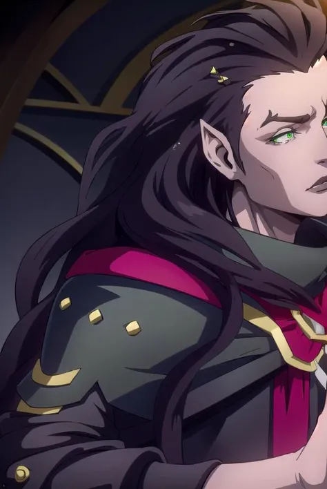 striga, <lyco:striga-lyco-nochekaiser:1>,
striga, long hair, black hair, (green eyes:1.5), makeup, lipstick, blue cape, black lips,
BREAK jewelry, armor, shoulder armor, pauldrons,
BREAK looking at viewer, full body,
BREAK outdoors,
BREAK <lyco:GoodHands-beta2:1>, (masterpiece:1.2), best quality, high resolution, unity 8k wallpaper, (illustration:0.8), (beautiful detailed eyes:1.6), extremely detailed face, perfect lighting, extremely detailed CG, (perfect hands, perfect anatomy),