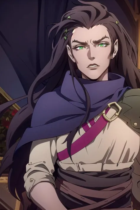 striga, <lyco:striga-lyco-nochekaiser:1>,
striga, long hair, black hair, (green eyes:1.5), makeup, lipstick, blue cape, black lips,
BREAK gloves, boots, belt, cape, armor, torn clothes,
BREAK looking at viewer, full body,
BREAK outdoors,
BREAK <lyco:GoodHands-beta2:1>, (masterpiece:1.2), best quality, high resolution, unity 8k wallpaper, (illustration:0.8), (beautiful detailed eyes:1.6), extremely detailed face, perfect lighting, extremely detailed CG, (perfect hands, perfect anatomy),