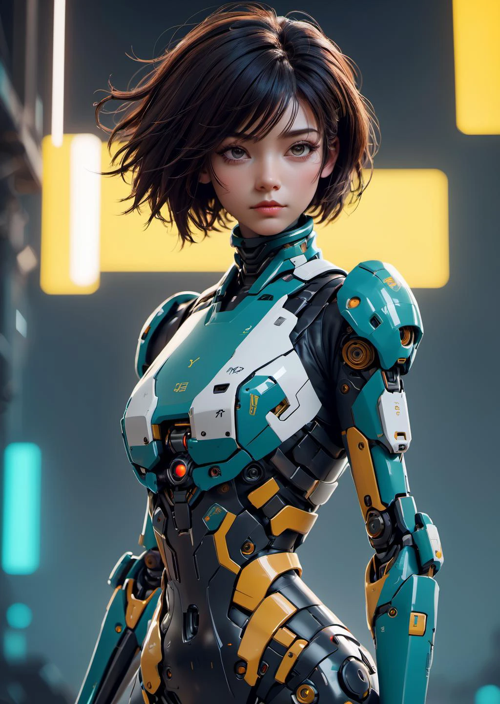 1girl, surreal mecha core, minimalistic, detailed , realistic,
mainframe, detailed background, depth of field,
, characters, dystopia, grungy, industrial, messy short hair, science-fiction
( 8k,3D-rendering art by Benedick Bana , Yuumei )