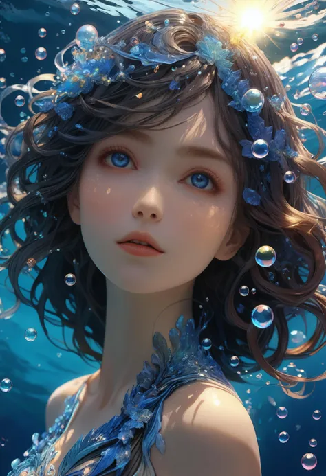 1girl, solo, deep under water, beautiful inner light, deep shadows, extraordinary detail, bubbles, sparkles, sun streaks, sea bed, dark, full body, swirl, blue light, <lora:sdxl\detailed_notrigger:2>, <lora:StS_age_slider_v1_initial_release:2>, <lora:Hyper-SDXL-8steps-lora:0.35>, <lora:sdxl\tbh147-sdxl:0.35>, embedding:mrmd, masterpiece, high quality, 4k