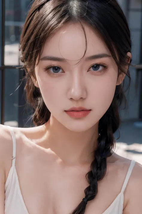 1girl,solo,(bright red lips,blush:0.9),(huge breasts,(sagging breasts)),pose,nsfw,nude,nude nipples,twin braids,braided,happy,smile,close-up,upper body,(pureerosface_v1:0.5),looking at viewer,<lora:tianfeng_filmgirls5:0.6>,(mole under eye:0.7),blue eyes,<lora:sharp_eyes:0.5>,sharp_eyes,(bright red lips:0.8),(blush:0.6),
<lora:add_detail:0.33>,(dslr),night,in dark,dark theme,
masterpiece,official art,best quality,ray tracing,volumetric light,realistic,photorealistic,ultra highres,vivid,zydG,tianfeng1,