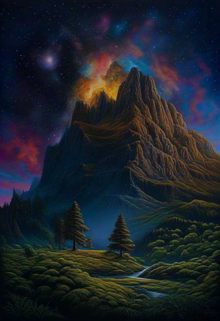"wonder of the world", extremely detailed acrylic painting